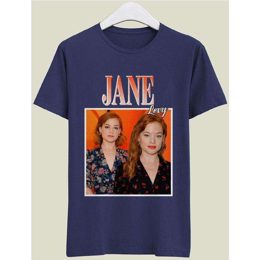 Jane Levy Classic Actress Portrait Minimal Fan T-Shirt